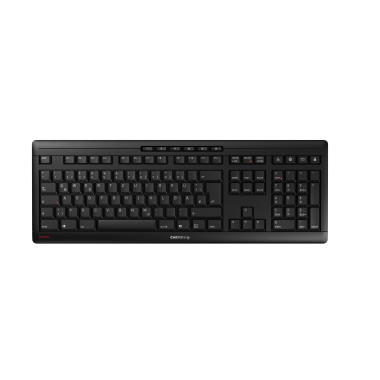 CHERRY Stream Desktop Recharge clavier Souris incluse Universel RF sans fil Noir