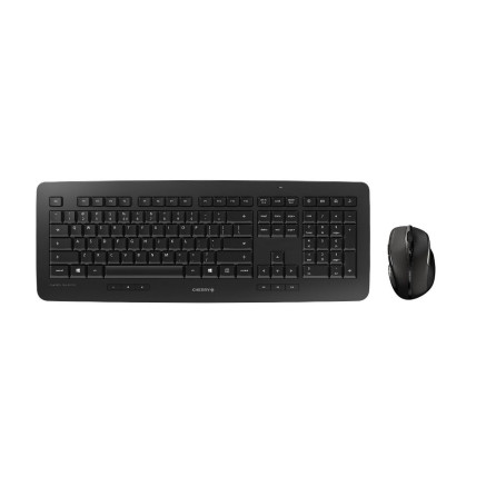CHERRY DW 5100 clavier Souris incluse Maison RF sans fil Tchèque, Slovaque Noir