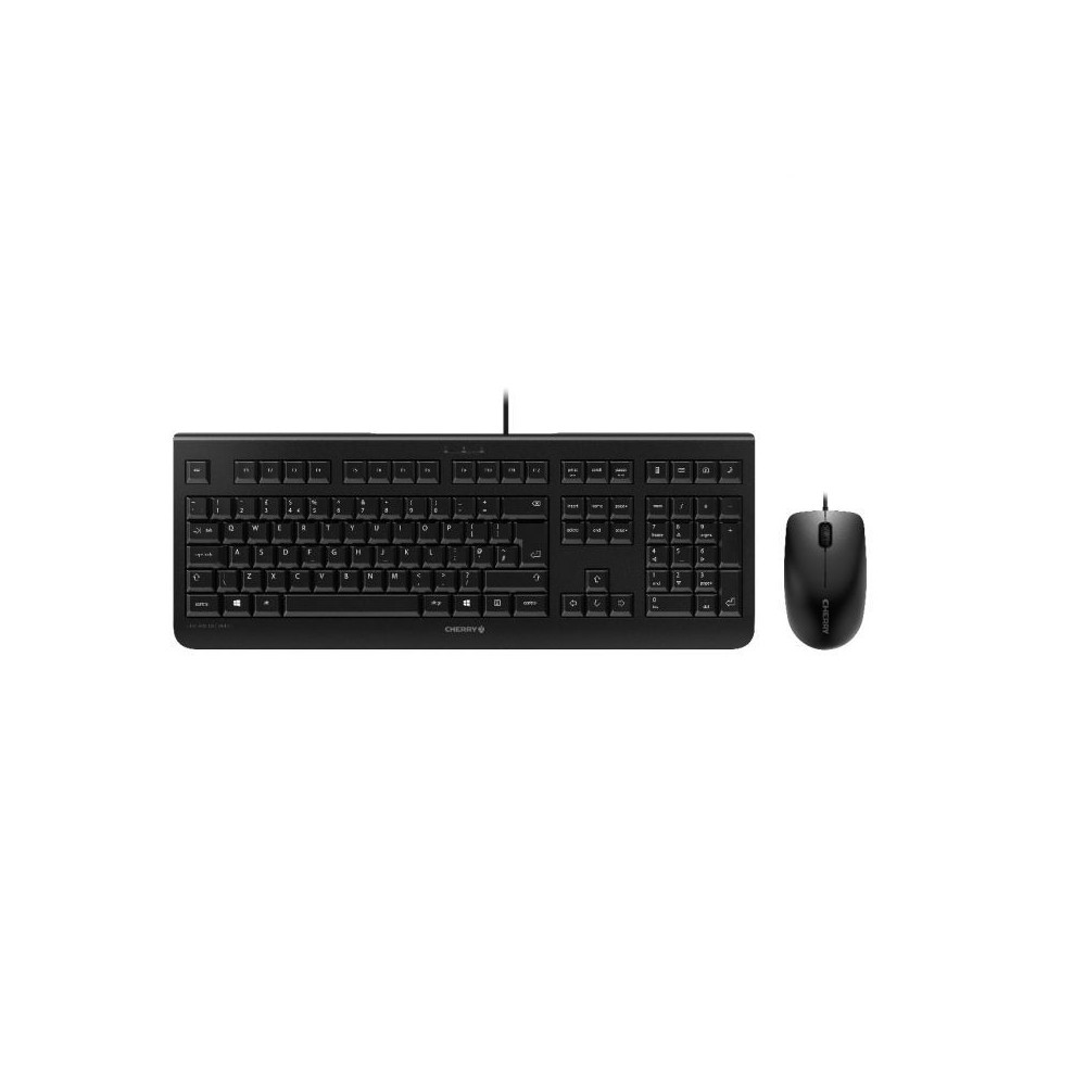CHERRY DC 2000 clavier Souris incluse Universel USB QWERTZ Tchèque Noir CHERRY DC 2000 clavier Souris incluse Universel USB QWERTZ Tchèque Noir