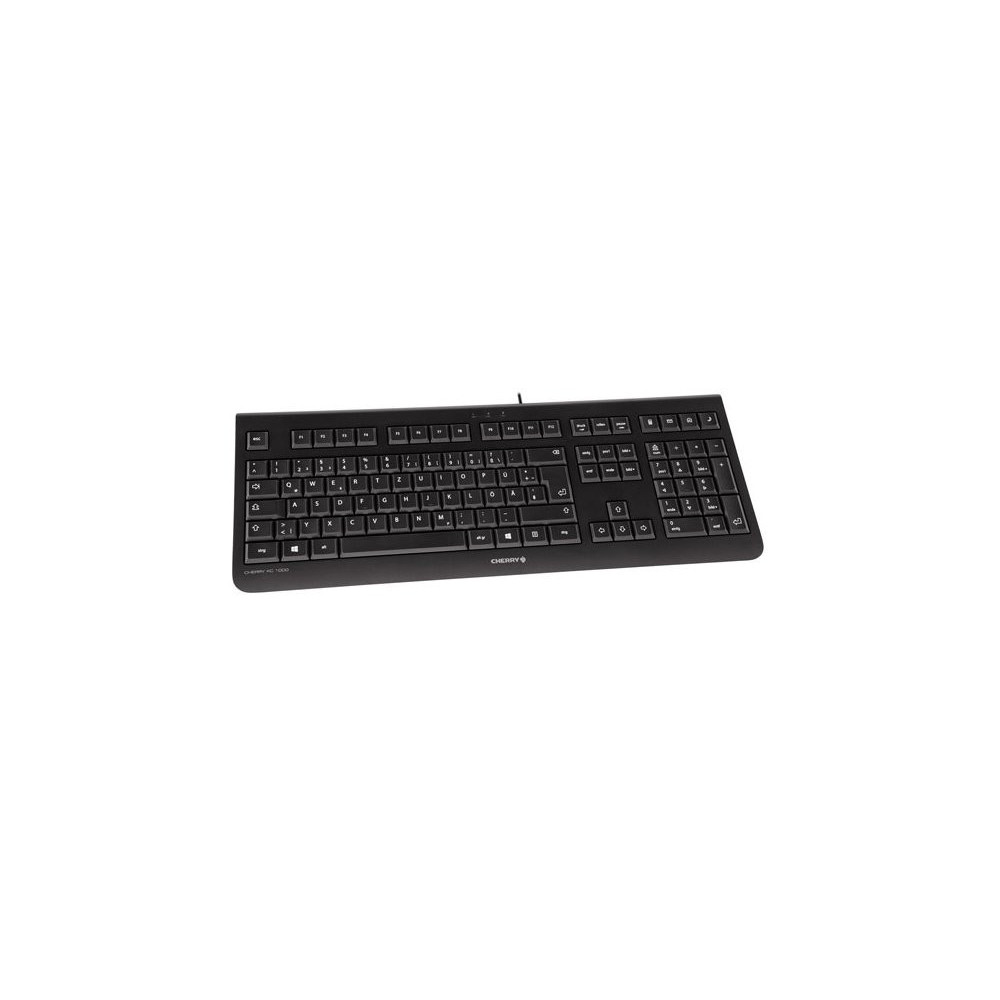CHERRY KC 1000 clavier Universel USB QWERTY Nordique Noir