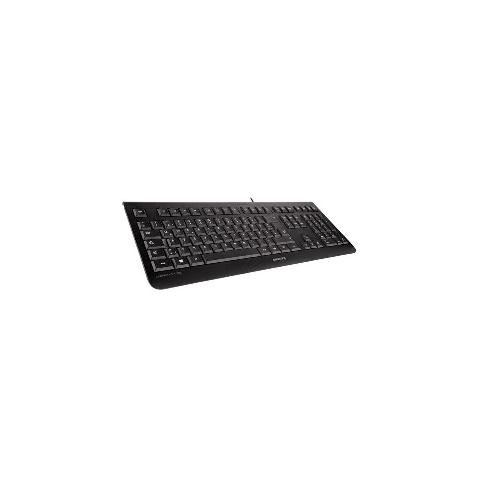 CHERRY KC 1000 clavier Universel USB QWERTY Nordique Noir