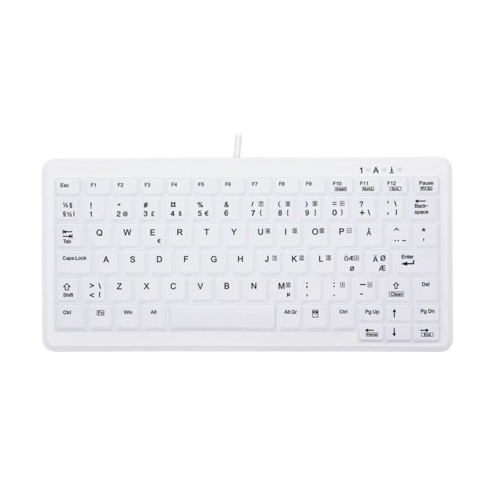 CHERRY AK-C4110 clavier Médical USB QWERTY Norvégien Blanc CHERRY AK-C4110 clavier Médical USB QWERTY Norvégien Blanc