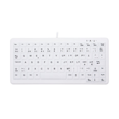 CHERRY AK-C4110 clavier Médical USB QWERTY Norvégien Blanc