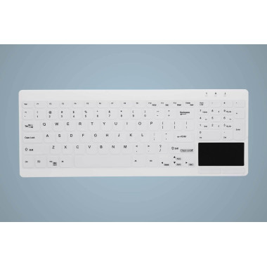 Active Key AK-C7412 clavier Industriel USB Anglais britannique Blanc