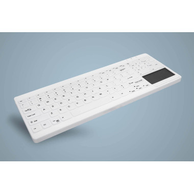 Active Key AK-C7412 clavier Industriel USB Anglais britannique Blanc