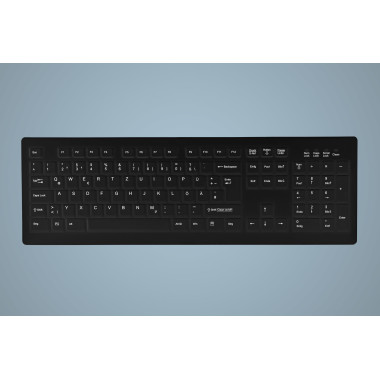 Active Key AK-C8100 clavier Médical USB QWERTZ Allemand Noir