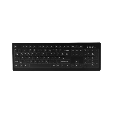 Active Key AK-C8100 clavier Médical RF sans fil QWERTZ Allemand Noir
