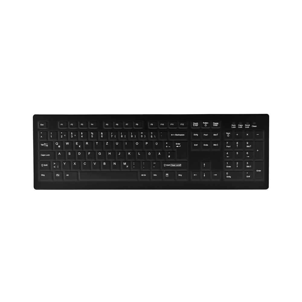 Active Key AK-C8100 clavier Médical RF sans fil QWERTZ Allemand Noir Active Key AK-C8100 clavier Médical RF sans fil QWERTZ Allemand Noir