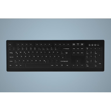 Active Key AK-C8100 clavier Médical RF sans fil QWERTZ Allemand Noir