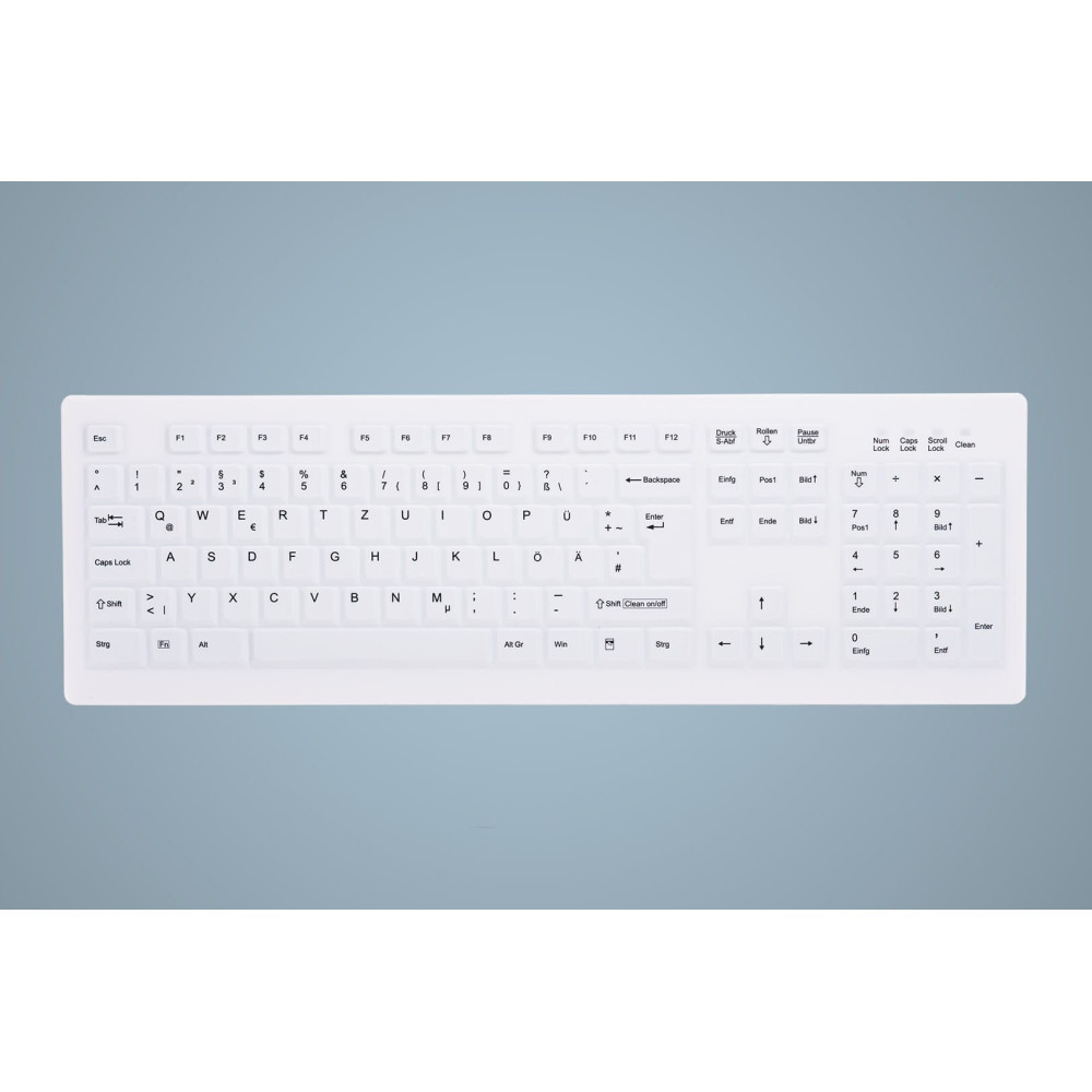 Active Key AK-C8100FA-UVS-W GE clavier Médical USB QWERTY Anglais britannique Blanc Active Key AK-C8100FA-UVS-W GE clavier Médical USB QWERTY Anglais britannique Blanc