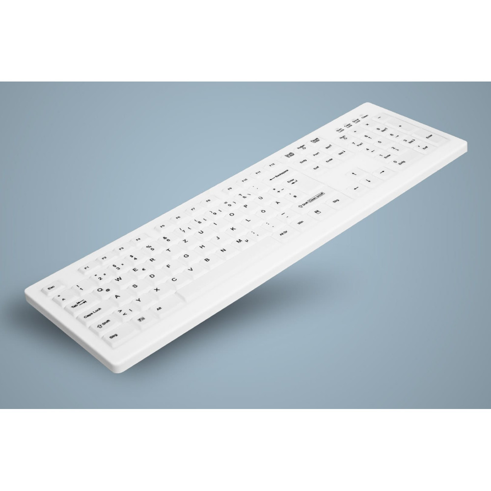 Active Key AK-C8100FA-UVS-W GE clavier Médical USB QWERTY Anglais britannique Blanc