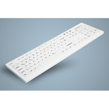 Active Key AK-C8100FA-UVS-W GE clavier Médical USB QWERTY Anglais britannique Blanc