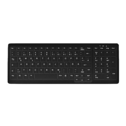 Active Key AK-C7000F clavier Bureau FR sans fil +USB Allemand Noir