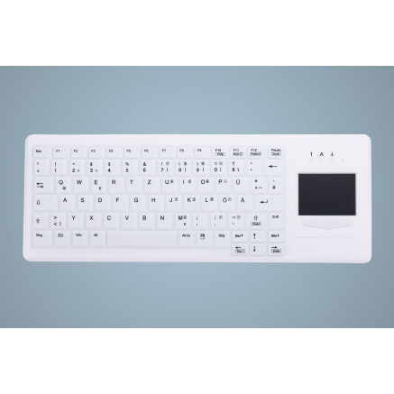 Active Key AK-C4400 clavier Industriel RF sans fil Anglais britannique Blanc