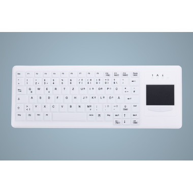 Active Key AK-C4400 clavier Industriel RF sans fil Anglais britannique Blanc