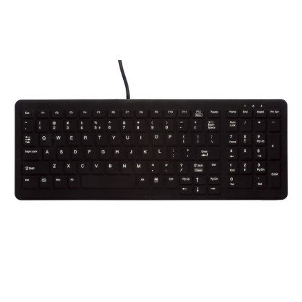 Active Key AK-CB7000F clavier Bureau USB QWERTZ Allemand Noir
