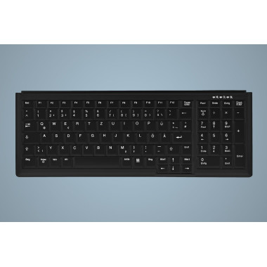 Active Key АК-7000 clavier Industriel PS 2 QWERTZ Allemand Noir