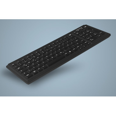 Active Key АК-7000 clavier Industriel PS 2 QWERTZ Allemand Noir