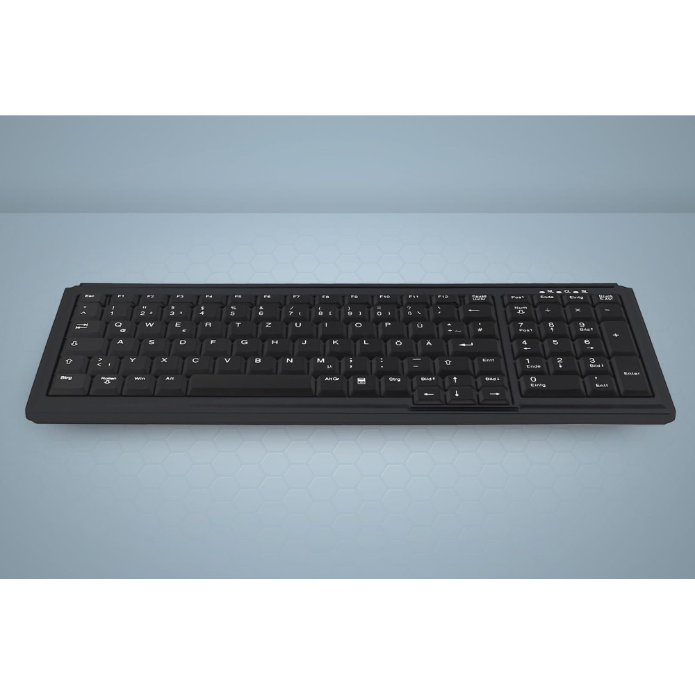 Active Key АК-7000 clavier Industriel PS 2 QWERTZ Allemand Noir