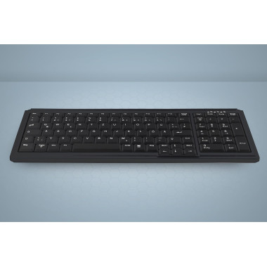 Active Key АК-7000 clavier Industriel PS 2 QWERTZ Allemand Noir