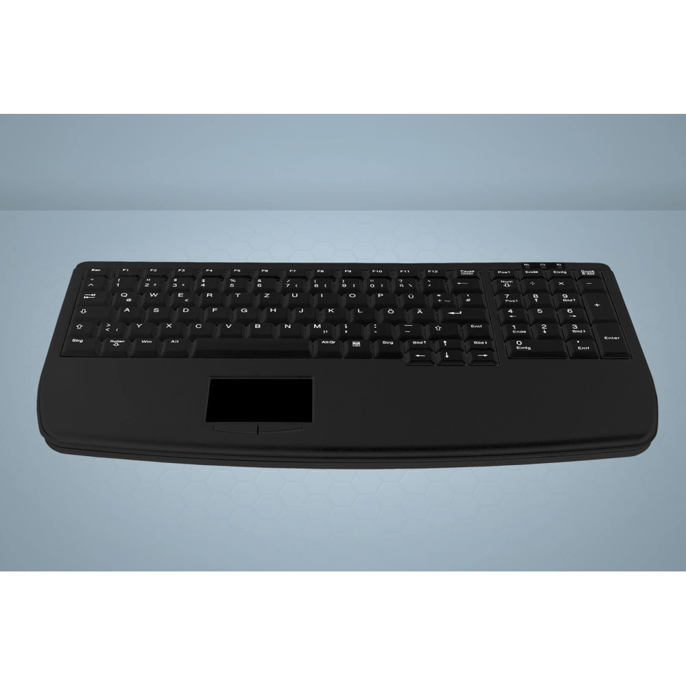 Active Key AK-7410-G clavier Industriel PS 2 Allemand Noir