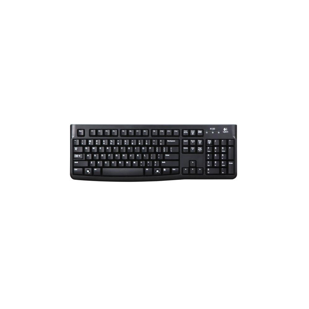 Logitech Keyboard K120 for Business clavier USB Nordique Noir