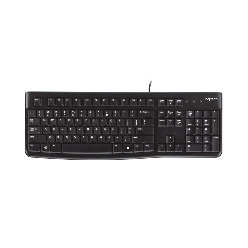Logitech Keyboard K120 for Business clavier Universel USB Slovaque Noir Logitech Keyboard K120 for Business clavier Universel USB Slovaque Noir