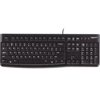 Logitech Keyboard K120 for Business clavier Universel USB Slovaque Noir