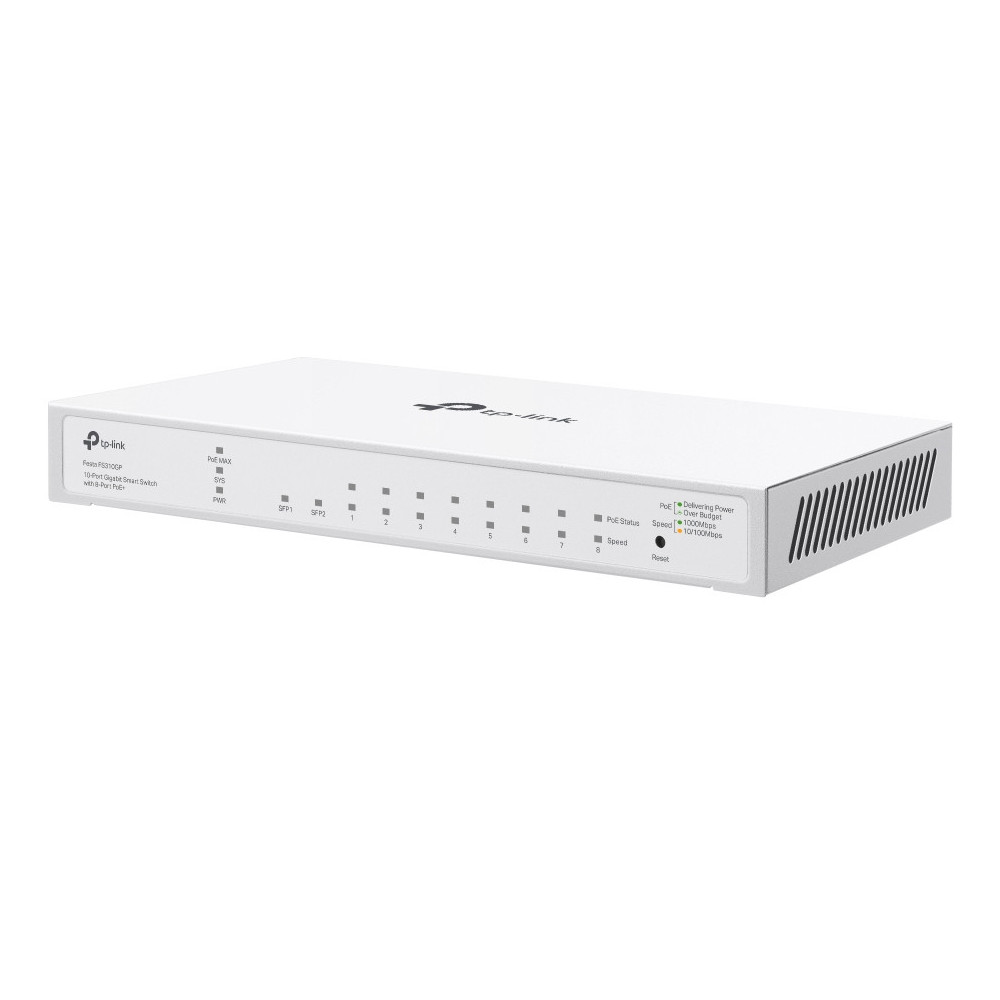 TP-Link FESTA FS310GP commutateur réseau Géré L2 L2+ Gigabit Ethernet (10 100 1000) Connexion Ethernet, supportant