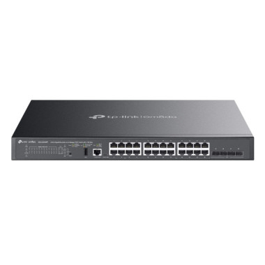 TP-Link SG5428X commutateur réseau Géré L3 Gigabit Ethernet (10 100 1000) Noir