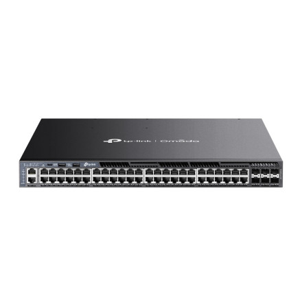TP-Link Omada SG6654XHP Géré L3 Gigabit Ethernet (10 100 1000) Connexion Ethernet, supportant l'alimentation via ce port (PoE)