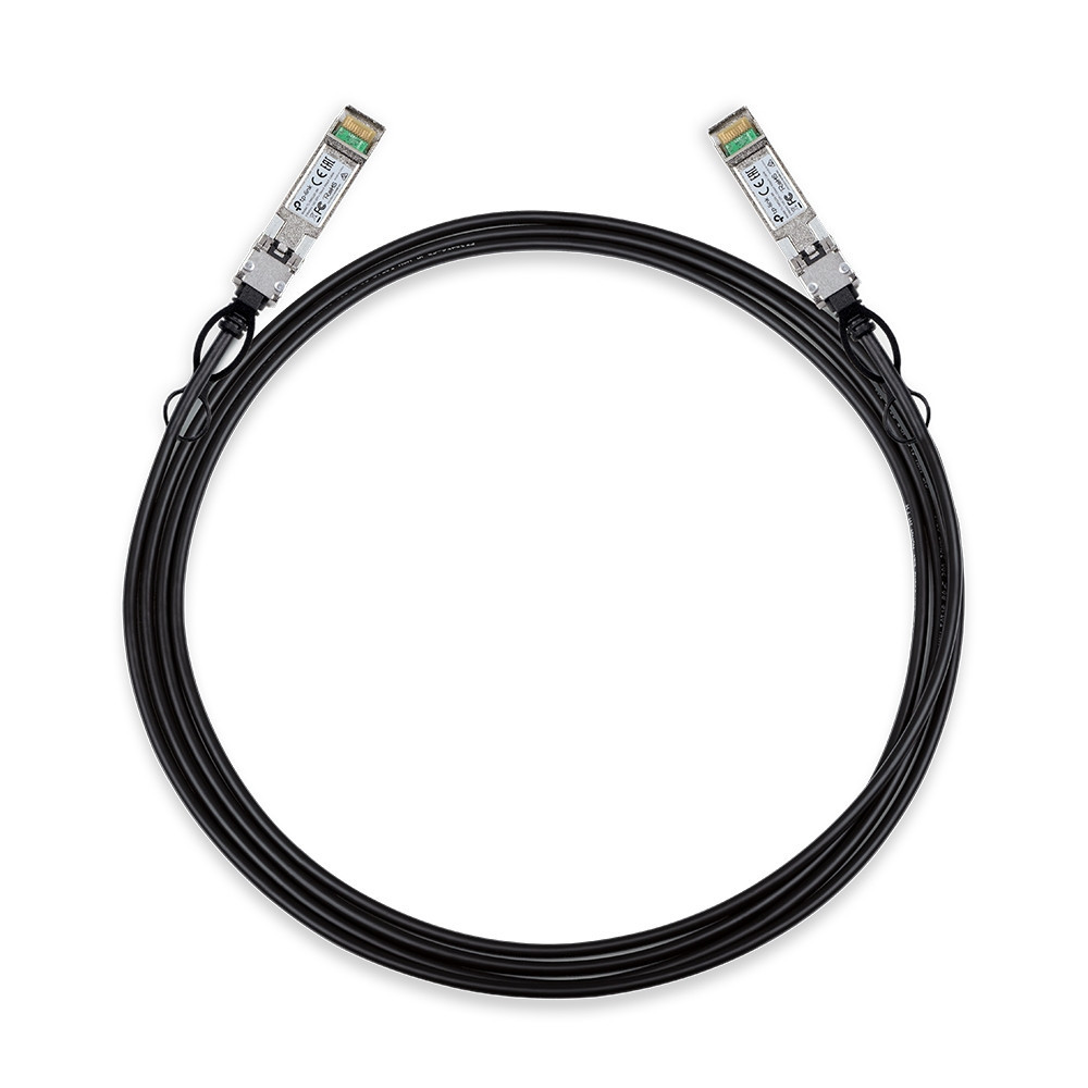 TP-Link TL-SM5220-3M câble InfiniBand et à fibres optiques SFP+ DAC Noir TP-Link TL-SM5220-3M câble InfiniBand et à fibres optiques SFP+ DAC Noir