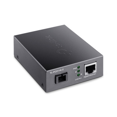 TP-Link TL-FC311A-2 convertisseur de support réseau 1000 Mbit s Monomode Noir