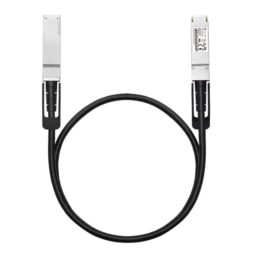 TP-Link Omada SM9220-1M câble InfiniBand et à fibres optiques QSFP28 Twinax Noir TP-Link Omada SM9220-1M câble InfiniBand et à fibres optiques QSFP28 Twinax Noir