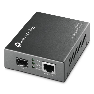 TP-Link MC420L convertisseur de support réseau 10000 Mbit s Multimode, Monomode Noir