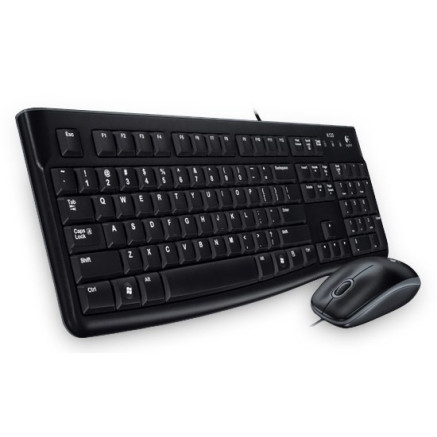 Logitech Desktop MK120 clavier Souris incluse USB Bulgare Noir