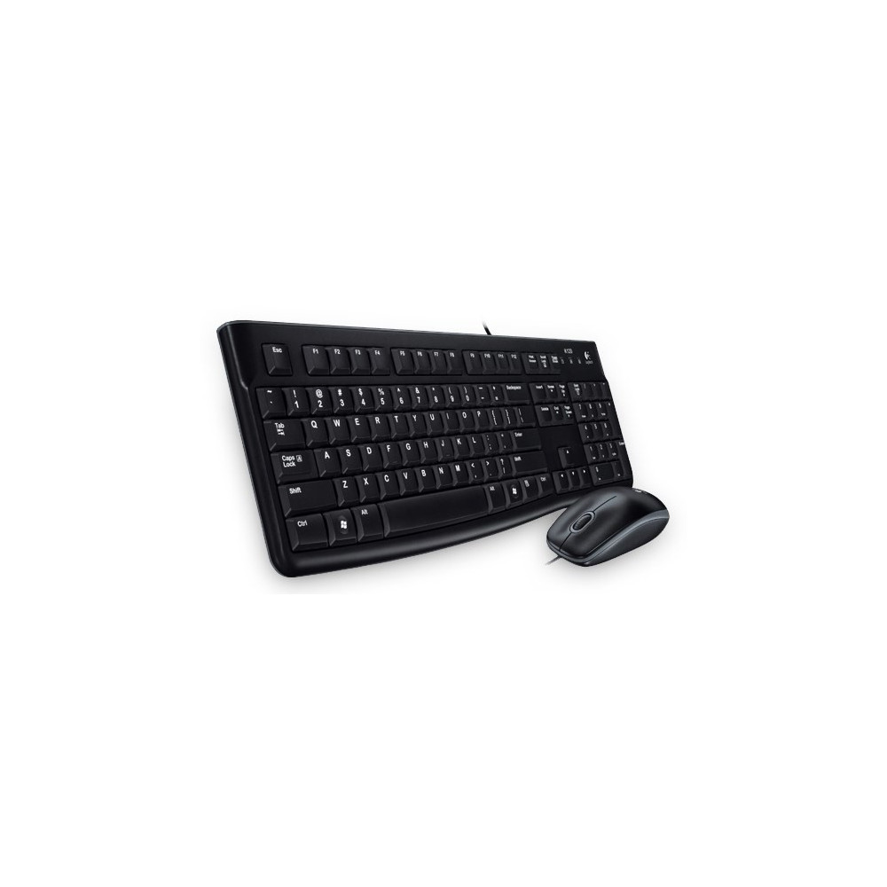 Logitech Desktop MK120 clavier Souris incluse USB Bulgare Noir Logitech Desktop MK120 clavier Souris incluse USB Bulgare Noir