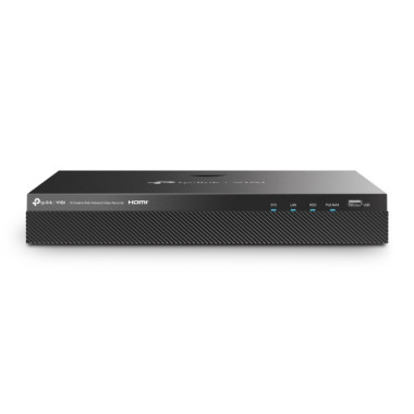TP-Link VIGI VIGINVR2016H-16MP4TB Enregistreur vidéo sur réseau Noir