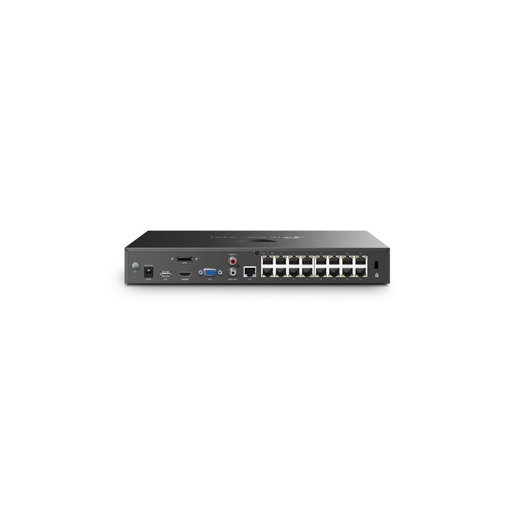 TP-Link VIGI NVR2016H-16MP Enregistreur vidéo sur réseau Noir