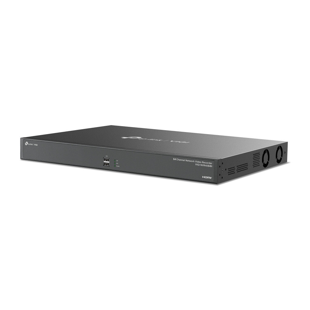 TP-Link VIGI NVR4064H Enregistreur vidéo sur réseau Noir
