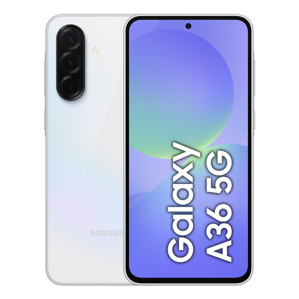 Samsung Galaxy A36 17 cm (6.7") Double SIM Android 15 5G USB Type-C 8 Go 256 Go 5000 mAh Blanc