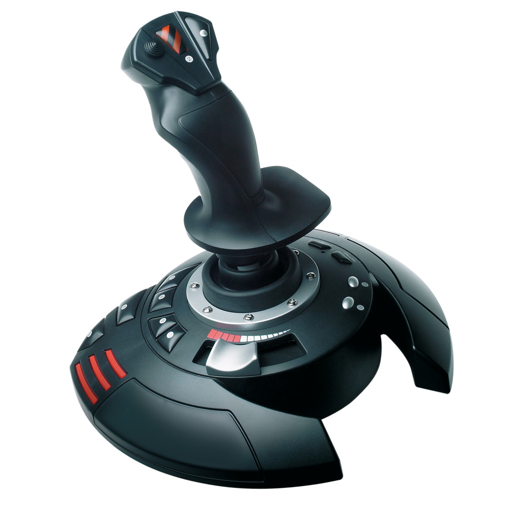 Thrustmaster T.Flight Stick X Noir, Rouge, Argent USB Joystick Analogique PC, Playstation 3 Thrustmaster T.Flight Stick X Noir, Rouge, Argent USB Joystick Analogique PC, Playstation 3