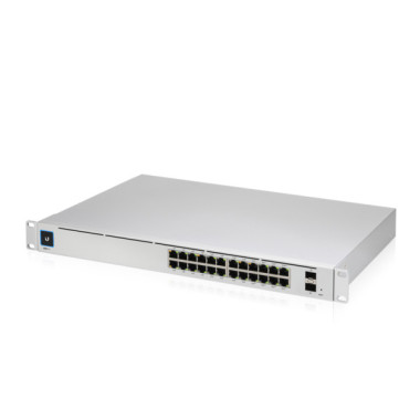 Ubiquiti UniFi USW-PRO-24-EU commutateur réseau Géré L3 Gigabit Ethernet (10 100 1000) Argent