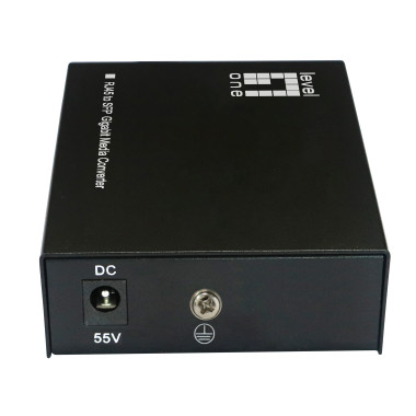 LevelOne GVT-2015 convertisseur de support réseau 1000 Mbit s Multimode, Monomode Noir