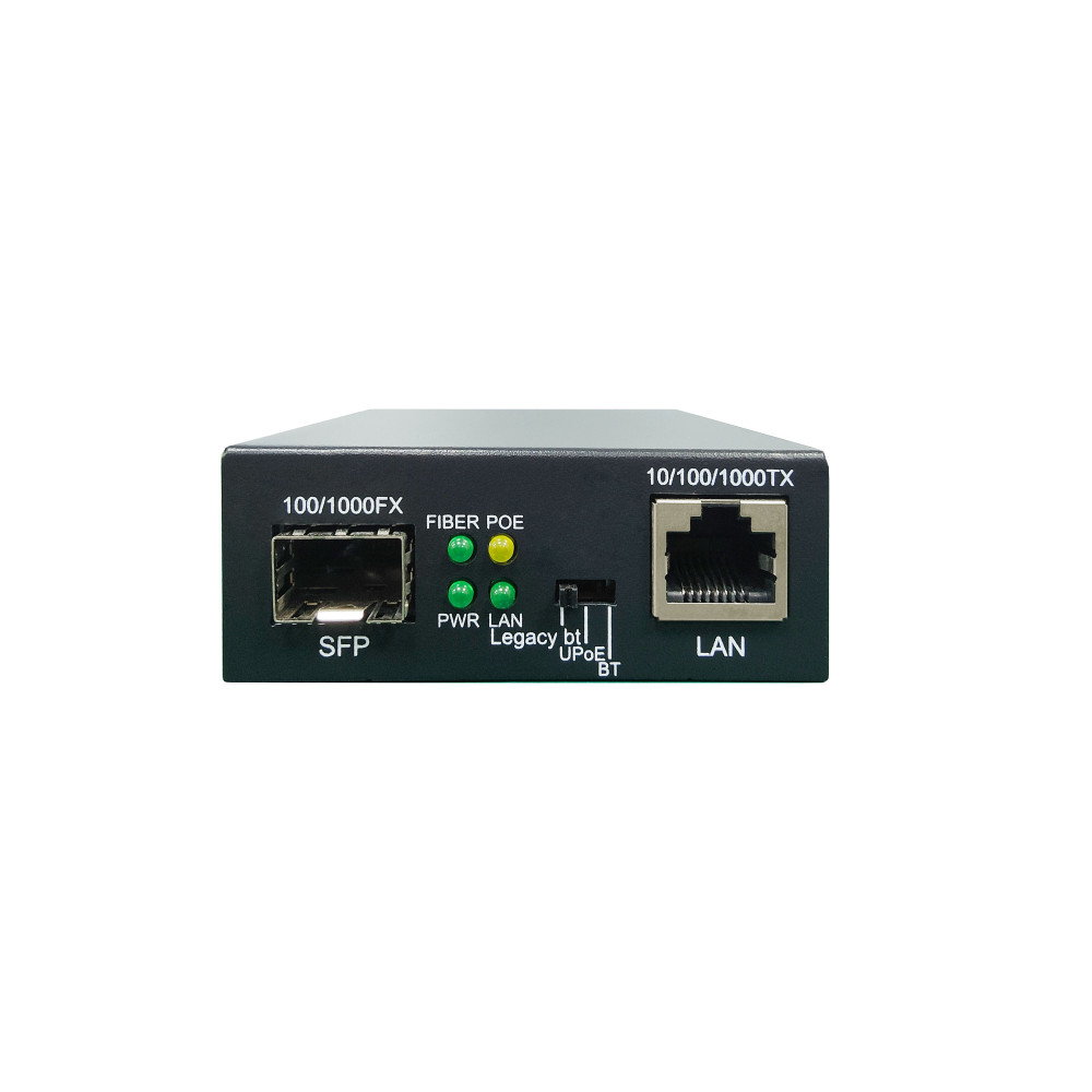 LevelOne GVT-2015 convertisseur de support réseau 1000 Mbit s Multimode, Monomode Noir