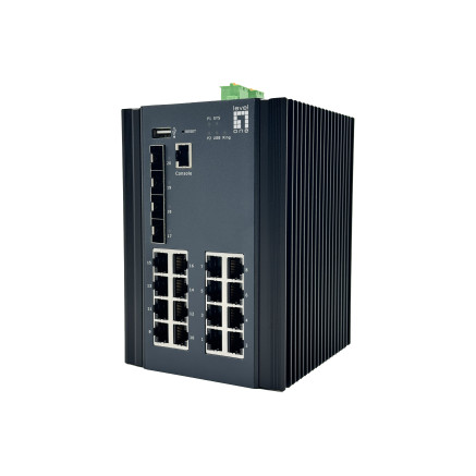LevelOne IGU-2071 commutateur réseau Géré L2+ Gigabit Ethernet (10 100 1000) Noir