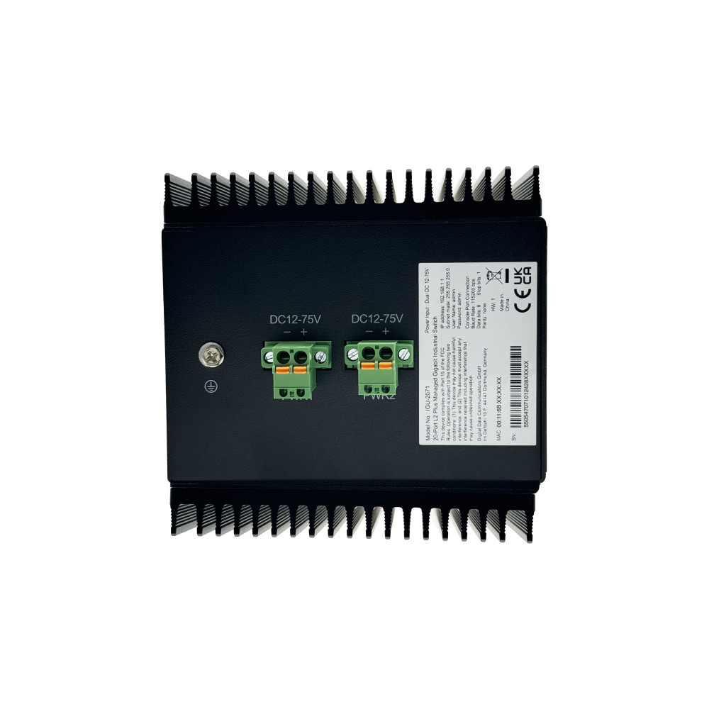 LevelOne IGU-2071 commutateur réseau Géré L2+ Gigabit Ethernet (10 100 1000) Noir