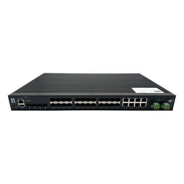LevelOne IGU-2872 commutateur réseau Géré L2+ Noir