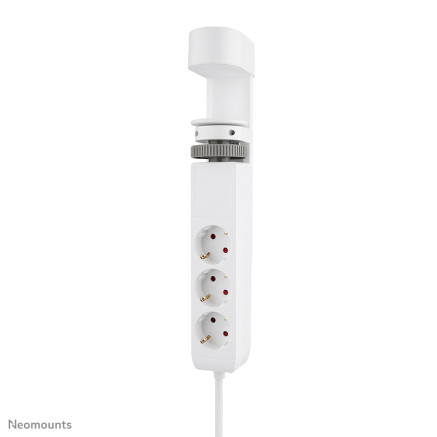 Neomounts DS22-840WH6 Multiprise de bureau avec pince et ports USB-C et USB-A - charge rapide