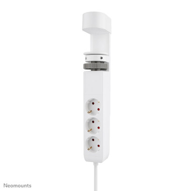 Neomounts DS22-840WH6 Multiprise de bureau avec pince et ports USB-C et USB-A - charge rapide